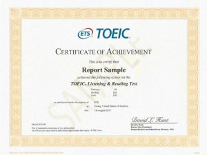 buy TOEIC certificates online