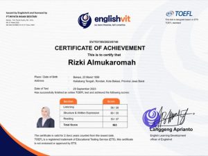 Buy TOEFL Certificate Online